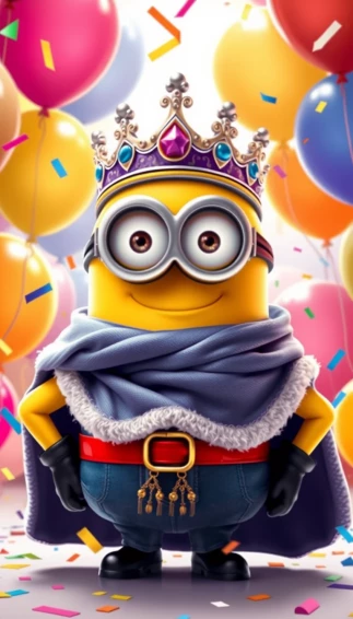 King Bob Minion Wallpaper