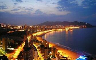 Benidorm Spain Cities HD Wallpaper Background