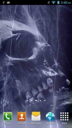 Smoking Skull Live Wallpaper App For Android