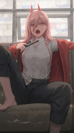 Chainsaw Man Power 4k Phone iPhone Wallpaper 5311b