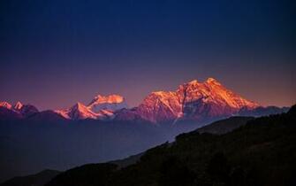 Himalayas Mountain Landscape Wallpaper HD Desktop And