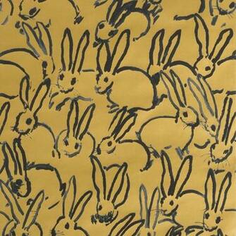 Groundworks Hutch Gold Wallpaper Samples