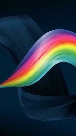 Rainbow Abstract iPhone Wallpaper HD For