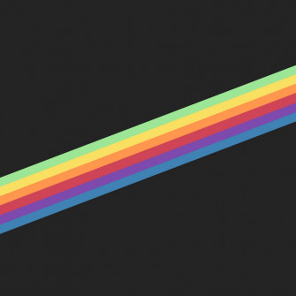 Cute Pride Diagonal Rainbow Art Wallpaper