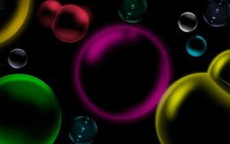 Colorful Bubbles Wallpaper