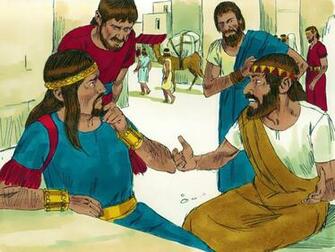 BibleImage Absalom Rebels Against King David