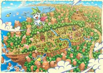 Pokemon Mystery Dungeon Image Explore Of Sky Shaymin