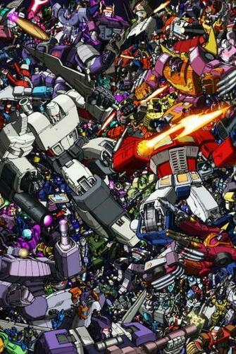 Transformers Collage iPhone Wallpaper And 4s