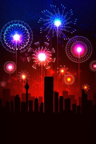 New Year Wallpaper And Image For iPhone X iPad