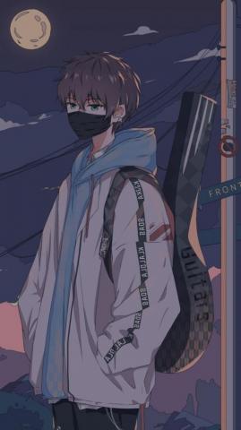 Cute Anime Boy Phone Wallpaper Wallz