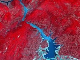 Space Image Three Gorges Dam China