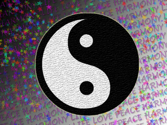 Ying Yang Wallpaper Twins