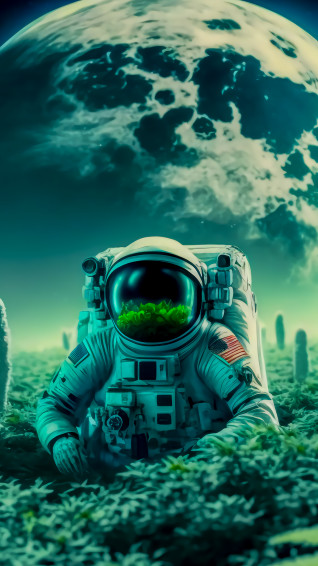 Astronaut Planet Digital Art 4k Wallpaper iPhone HD Phone 6841k