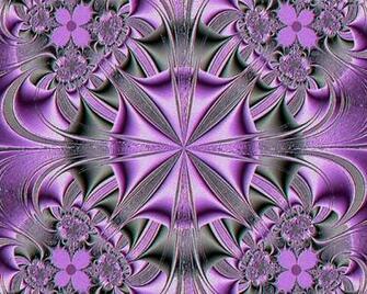 Purple Victorian Fractal Wallpaper