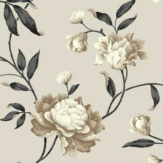 Black And Cream Wallpaper Grasscloth