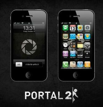 Portal iPhone iPad Wallpaper Dark By Sirpatrick1st
