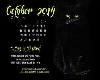 October Desktop Calendar