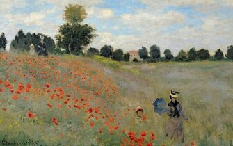 Wallpaper Wild Poppies By Claude Monet Desktop And Make This