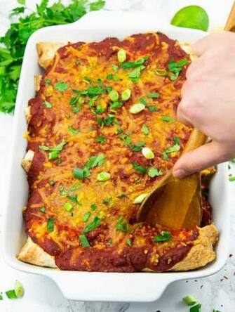 Vegan Enchiladas Heaven