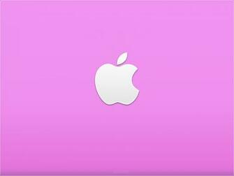 Black And White Wallpaper Pink Apple Logo