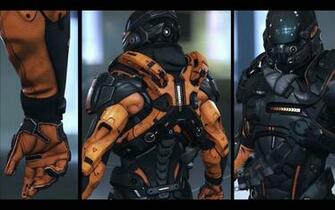 Mass Effect Andromeda Sci Fi Shooter Action Futuristic Warrior Armor