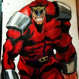 Street Fighter M Bison By Snco Art0713