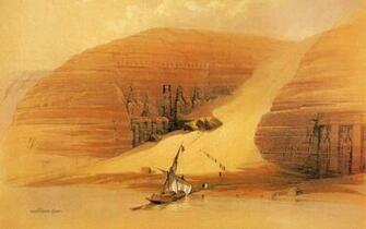 David Roberts Paintings Of The Ancient Egyptian Civilization And