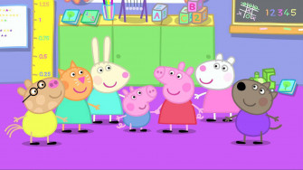Peppa Pig iPad School Wallpaper