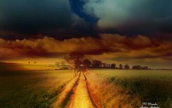 Hq Stormy Country Side Wallpaper