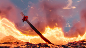 Rengoku Sword Wallpaper