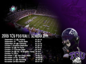 Tcu With Schedule Wallpaper Desktop Background