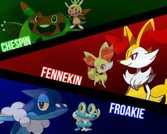 Pokemon X And Y Starter Wallpaper By Carlosfarts88