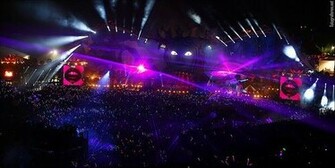 Tomorrowland Laser Show HD Wallpaper