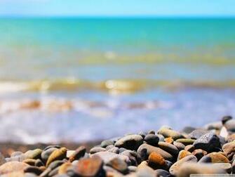 Beach Stones 4k HD Desktop Wallpaper For Ultra Tv Dual