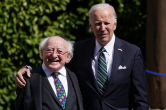In Pictures Busy Day For Joe Biden As He Continues Trip To Island