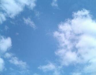 Home Sky With Clouds
