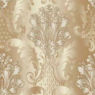 Beige Grey Juno Psn105622 Damask Wallpaper Contemporary Modern