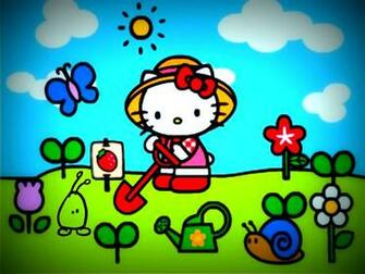 Hello Kitty Spring Wallpaper