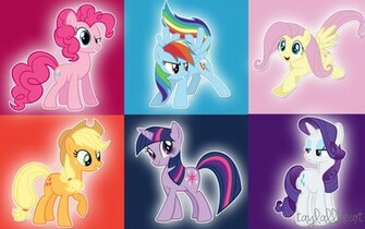 Mlp Fim Wallpaper Mane By Taylallheart