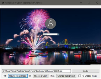Windows Login Screen Background Changer