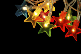 4k Christmas Lights Wallpaper Background Image