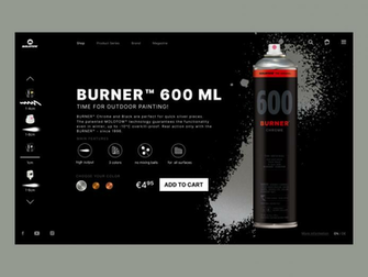 Molotow Burner Product Cart By Koval Mykola On Dribbble