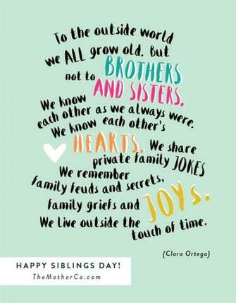 National Siblings Day Wallpaper