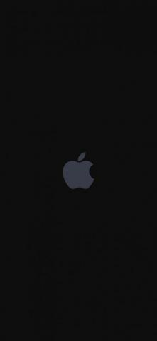Black Apple Wallpaper For iPhone Logo