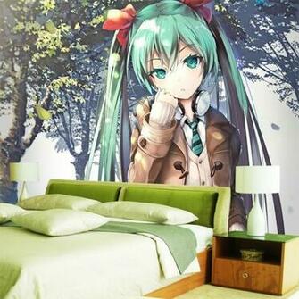 Hatsune Miku Wallpaper Custom 3d Photo For Walls Anime
