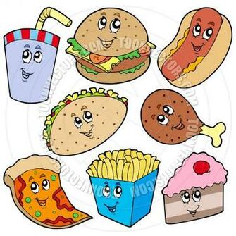Cartoon Food Pictures Desktop Background