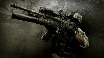Assault Rifle Desktop Wallpaper Gun HD