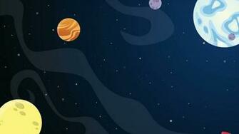 Planet Cartoon In Space Animation Background Collection Hi Res