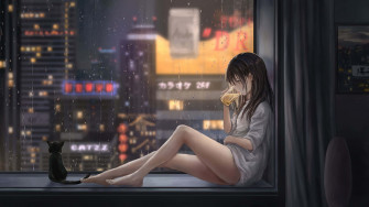 Rain Anime Wallpaper