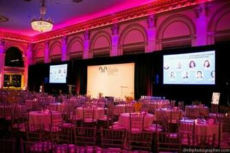 Led Uplighting On The Drape Stage Backdrop Black Draping For